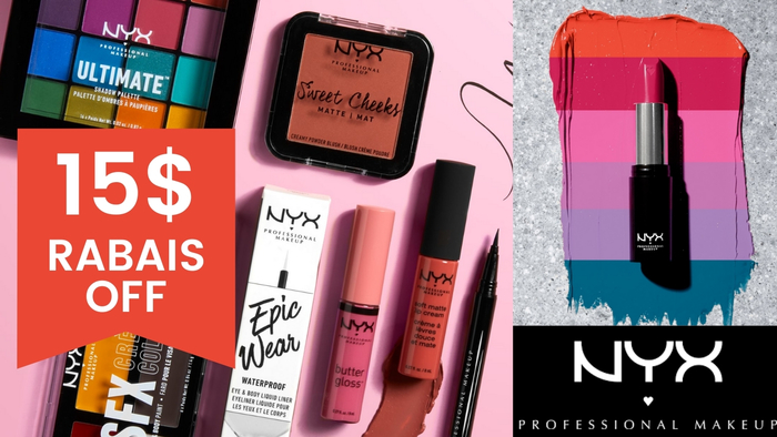 15$ De Rabais En Ligne @ Nyx Cosmetics | Lesventes.ca